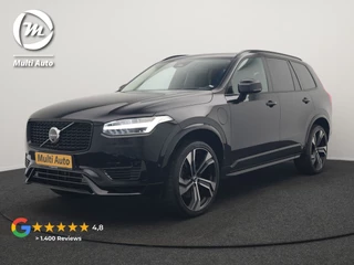 Volvo XC90 T8 Recharge AWD Ultimate Dark Plug In Hybrid LONG RANGE 455pk 7 Persoons PHEV | Trekhaak af Fabriek | Panodak | Adaptive Cruise | 360 Camera | 22"L.M | Head Up | Google Maps | Pilot Assist | Harmand Kardon | Stuurverwarming |