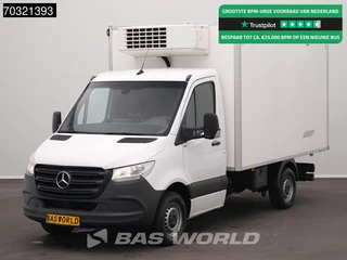 Mercedes Sprinter 317 CDI Laadklep Automaat Lamberet Koelwagen Thermo King V-500 MAX 380v Stekker Navi Airco Camera Euro6 Koel Koeler Koelwagen Balwagen Airco