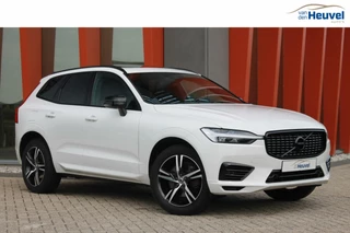Volvo XC60 T6 Recharge AWD R-Design | Panoramadak | Parkeercamera | HUD | Pilot Assist | BLIS | Stoelverwarming | Trekhaak | Glossy Black | Keyless
