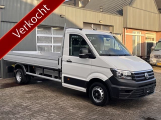 Volkswagen Crafter 50 2.0 TDI Pick-up Openlaadbak Airco trekhaak 3500kg trekgewicht Pick-up 3-Persoons Openlaadbak 1e eigenaar Euro 6 Open laadbak P-up Bakwagen Dubbel lucht