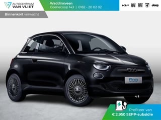 Fiat 500 Urban 42 kWh   | Clima | Cruise | Apple Carplay | Camera | Stoelverwarming | 16" | Sepp € 2.950,-