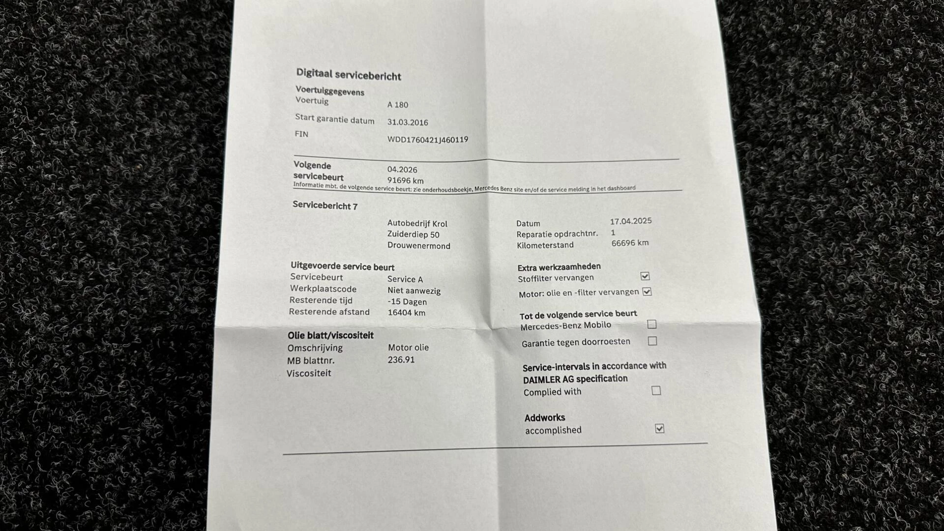 Hoofdafbeelding Mercedes-Benz A-Klasse