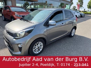 Kia Picanto 1.0 67pk Automaat  Stoel en Stuur verwarming ,  Navigatie / Apple carplay  / Android auto , Achteruit camera , Bluetooth , Priveglas , Chrome handgrepen , Sport Velgen ,  9.500km !!