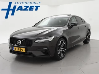 Hoofdafbeelding Volvo S90 Volvo S90 2.0 T8 390 PK HYBRID AWD R-DESIGN POLESTAR BOWERS & WILKINS | SCHUIFDAK | TREKHAAK | LUCHTVERING | 360 CAMERA | 20 INCH
