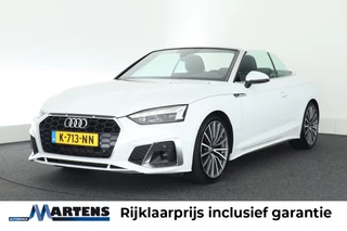 Audi A5 Cabriolet 35 TFSI 150pk S edition Nekverwarming Stoelverwarming Leder Virtual Cockpit Matrix Led 2x S-Line