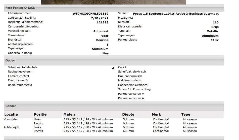 Hoofdafbeelding Ford Focus