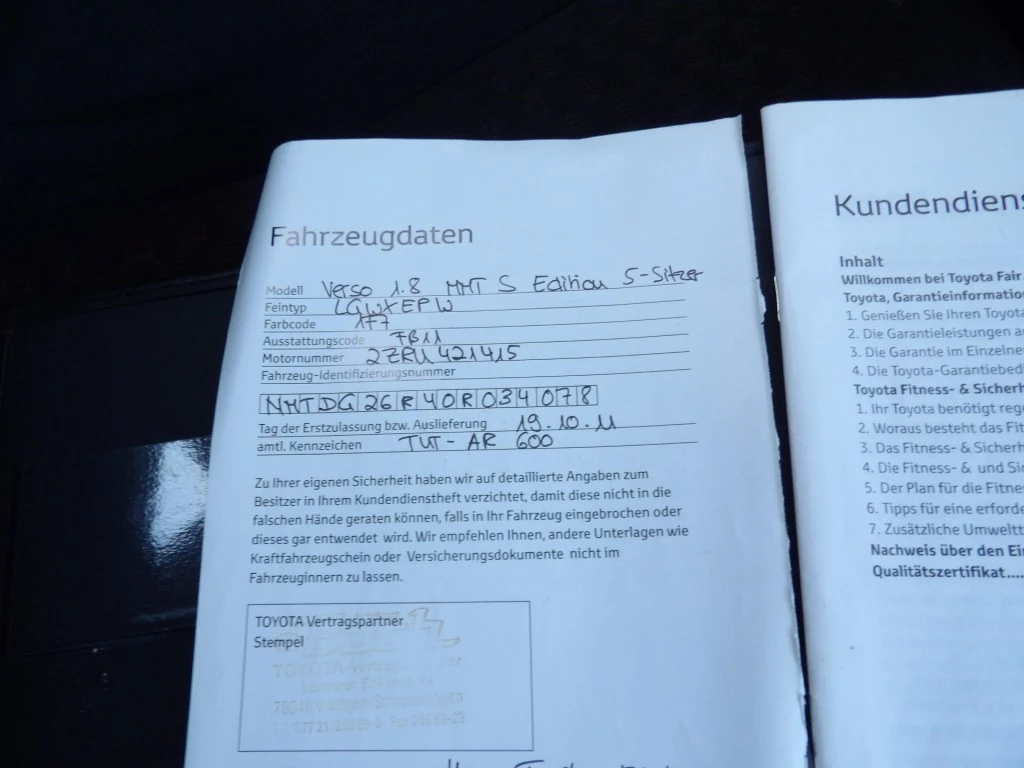 Hoofdafbeelding Toyota Verso