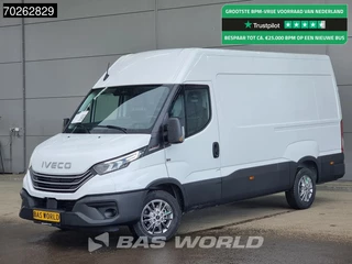 Iveco Daily 35S21 BPM VRIJ! 3.0L Automaat 210PK L2H2 2025-Model 3,5t Trekvermogen ACC LED CarPlay Camera Parkeersensoren Velgen Euro6 L3 12m3 Airco Trekhaak