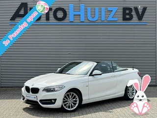 BMW 2 Serie Cabrio 218i Executive Sport Line Leer Navigatie PDC Xenon Climate Control Stuurverwarming Stoelverwarming