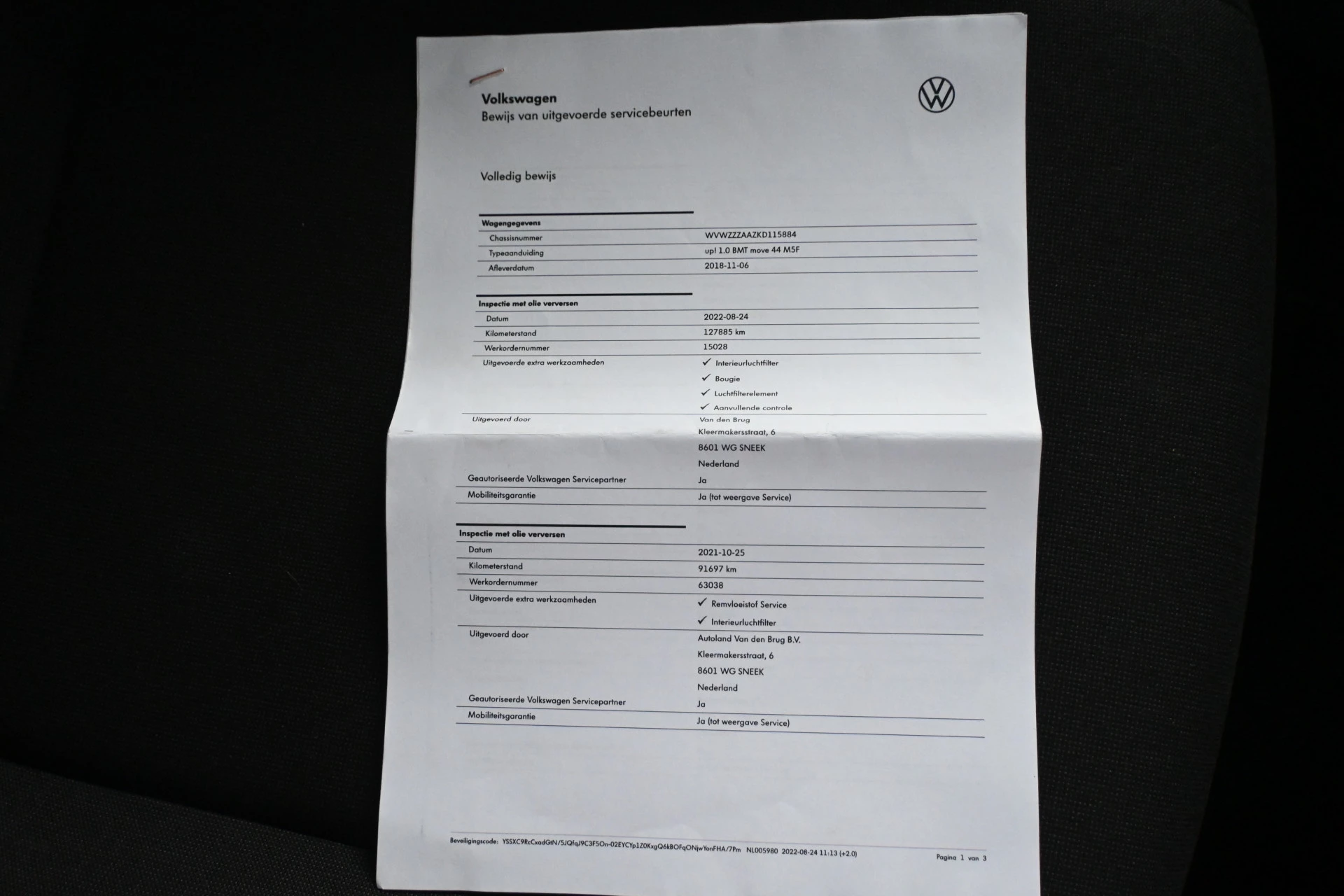 Hoofdafbeelding Volkswagen up!