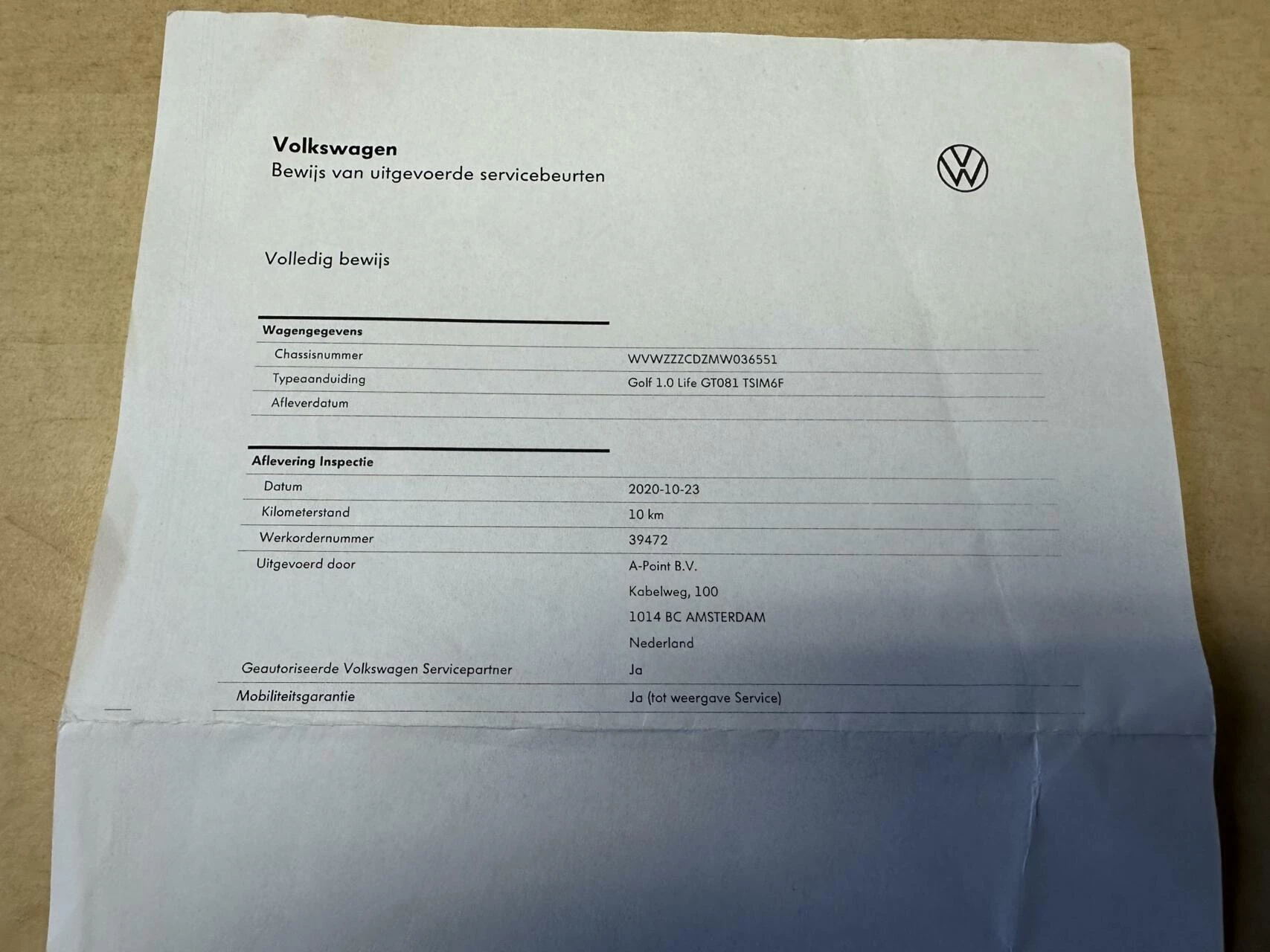 Hoofdafbeelding Volkswagen Golf