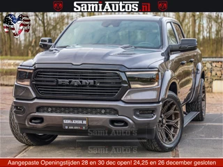 Dodge Ram 1500 Laramie Sport 5.7 V8 HEMI 402PK 4x4 | Panorama dak | 12' Scherm |Granite Crystal Metallic | Crew Cab | 5 Persoons | Dubbele Cabine | DC | VOORRAAD NR 2524 - 41249 |