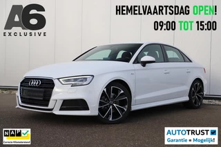 Audi A3 Limousine 30 TFSI Sport S Line Edition Automaat Half Leder Sportstoelen Nieuwe 18 inch Velgen Vredestein All-season Banden! Full LED Navigatie Bluetooth Climate Cruise Parkeersensor