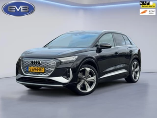 Audi Q4 e-tron 40 S 300 pk edition 77 kWh, SOH 92,5 %, 1 e eigenaar, 2 X S line, 21 ", Electrische trekhaak, NL auto met nap