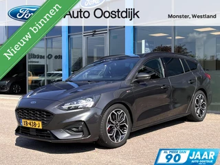 Ford Focus Wagon 1.0 EcoBoost ST Line 125PK Winterpack Adaptieve Cruise Camera B&O Parkeersensoren Full-LED Climate Keyless 18'' Velgen Privacy Glass *Sportief*