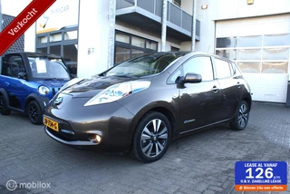 Nissan LEAF Tekna 30 kWh 2016 33108km 1e eigenaar LUXE Vol leer, Navi, Airco, 360 camera