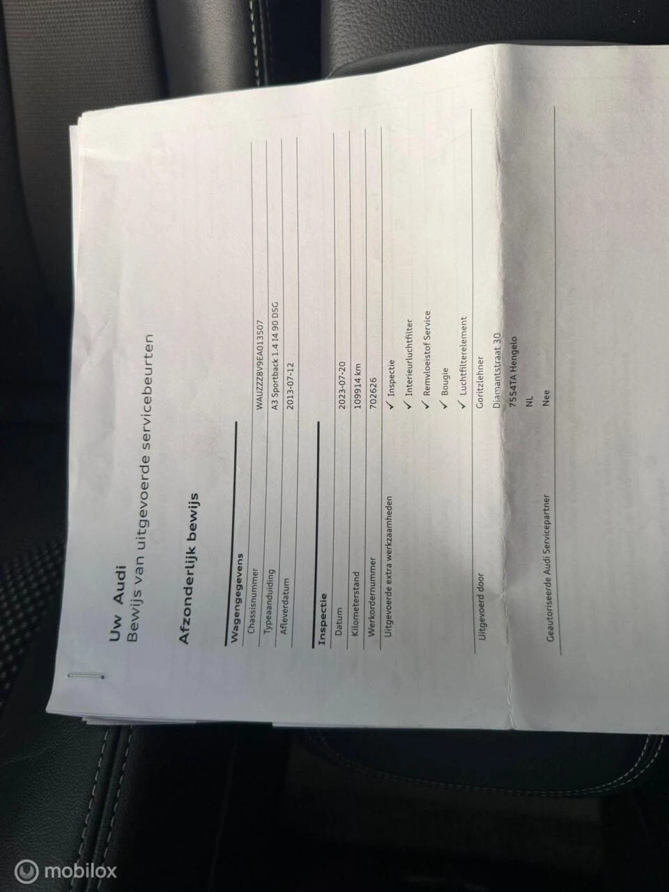 Hoofdafbeelding Audi A3