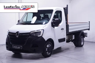 Renault Master 2.3 DCi 130 pk Dubbel Lucht Kipper, Trekhaak 3.500 kg Airco, LxBxH 320x203x40 cm, 3-Zits