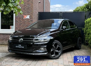 Vw Polo 1.0 TSI DSG Highline Led Virtual Nav Keyless Leder ACC 17 Inch DAB Radio Zwart Hemel