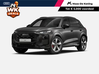 Audi Q3 1.5 200kW e-hybrid S edition 272 PK · Tech pro · Trekhaak elek. wegklapbaar · Glazen panoramadak