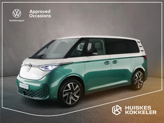 Hoofdafbeelding Volkswagen ID. Buzz Volkswagen ID. Buzz Pro Advantage 204pk 77 kWh | Elektr. Schuifdeuren / achterklep | 20"Velgen | Stoelverwarming | Matrix LED | Keyless | Camera