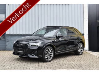 Audi Q3 45 TFSI e 245 Pk S-Line Black Ed Pano Memory Leder Matrix ACC Keyless Sfeer Trekhaak 19 Inch