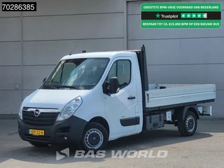 Opel Movano 170PK Open Laadbak Trekhaak Navi Airco Cruise Euro6 Pritsche Pickup Open Box Airco Trekhaak Cruise control