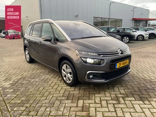 Citroën Grand C4 Spacetourer BWJ 2018 1.6 THP 165 PK Shine AUTOMAAT | 7 PER | TREKHAAK | PANODAK | MASSAGE STOELEN | HALF LEDER | ELEKTR. ACHTERKLEP | CAMERA | KEYLESS | CARPLAY + ANDROID | NAVI | CLIMA | LMV | PDC