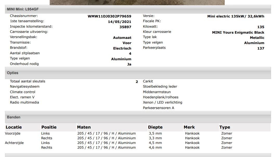 Hoofdafbeelding MINI Electric