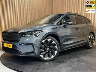 Hoofdafbeelding Škoda Enyaq iV Skoda Enyaq iV 60 SPORTLINE|SOH 91%|KUIPSTOEL|CARPLAY|CAMERA|ACC|STUURVERW.|INCL.BTW|NL-AUTO|1e EIG.|NAP|