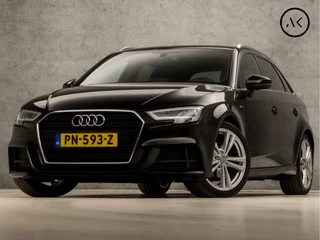 Audi A3 Sportback 1.5 TFSI S-Line Sport 150Pk Automaat (2X S-LINE, GROOT NAVI, CLIMATE, LEDER, SPORTSTOELEN, GETINT GLAS, PARKEERSENSOREN, PLAT S-LINE SPORTSTUUR, NIEUWSTAAT)
