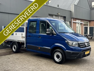Volkswagen Crafter 35 2.0 TDI DC Laadklep 750kg Openlaadbak Pick-up Airco Cruise controle 6-Persoons Telefoonverbinding Euro 6 Lift Bpm vrij voor particulier gebruik!