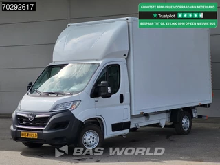 Opel Movano 140PK Laadklep Bakwagen Airco Camera Cruise D'Hollandia Meubelbak Koffer 18m3 Airco Cruise control