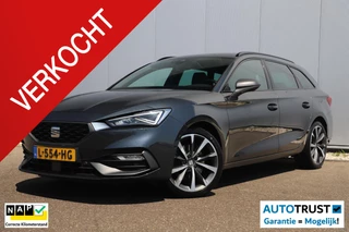 SEAT Leon Sportstourer 1.5 eTSI FR 150PK Automaat Trekhaak Virtual Cockpit 18 inch LMV Navigatie Achteruitrijcamera Stuur & Stoelverwarming Sfeerverlichting