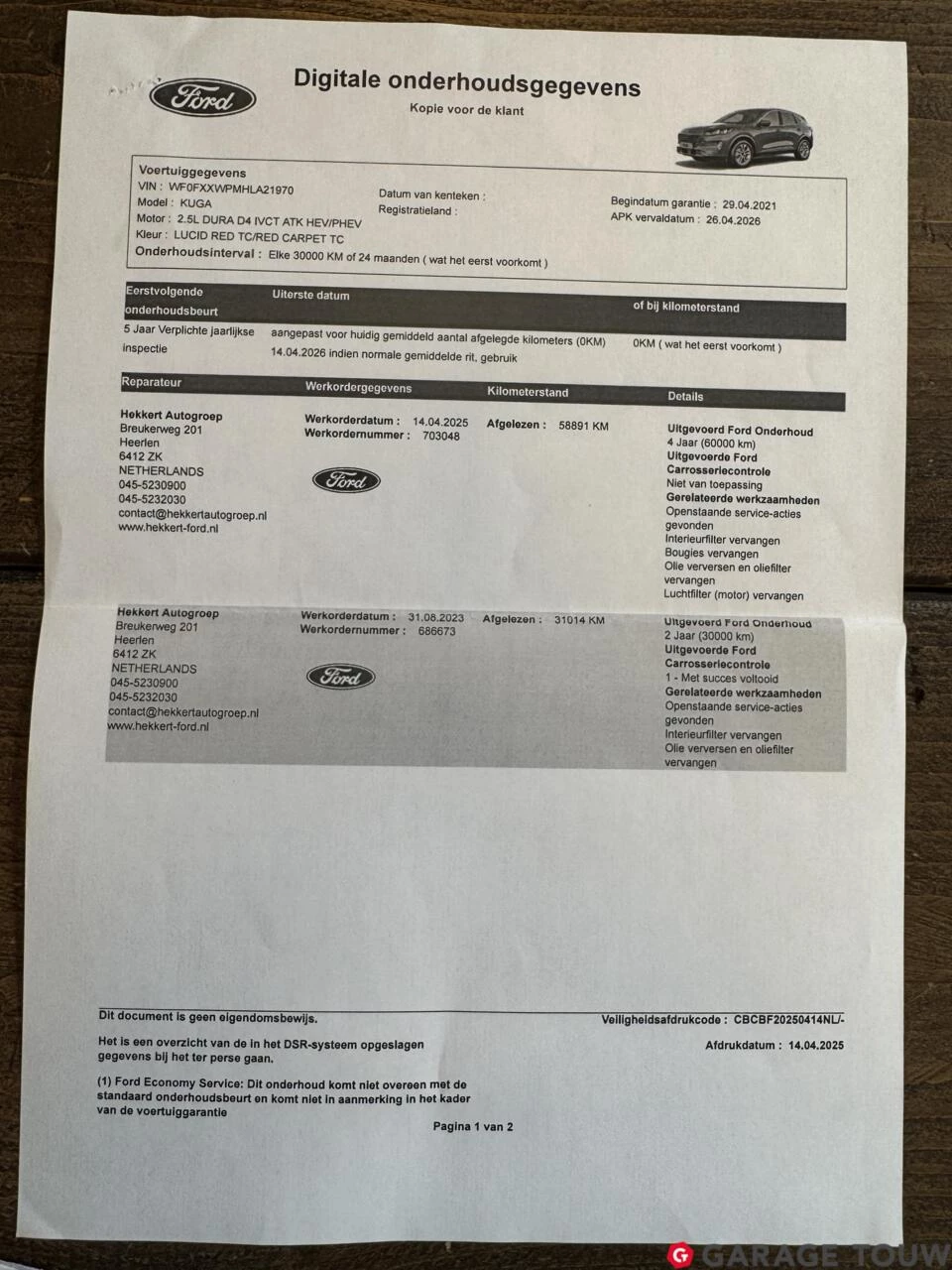 Hoofdafbeelding Ford Kuga