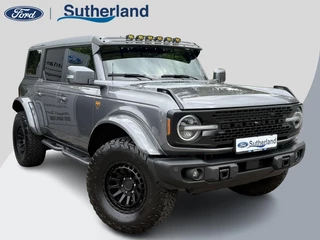 Hoofdafbeelding Ford Bronco Ford Bronco 2.7 Badlands | V6 336PK | Carbonized Grey | Afneembare trekhaak | Grijs kenteken | Prijs ex. BTW | Speciale wielen en accessoires zie tekst | Ombouw grijs kenteken - 2 zitplaatsen