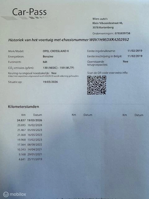 Hoofdafbeelding Opel Crossland X