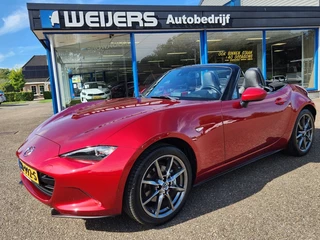 Hoofdafbeelding Mazda MX-5 Mazda MX-5 2.0 160pk GT-M, NL auto, Leder, Navi, Clima, Keyless, Bose