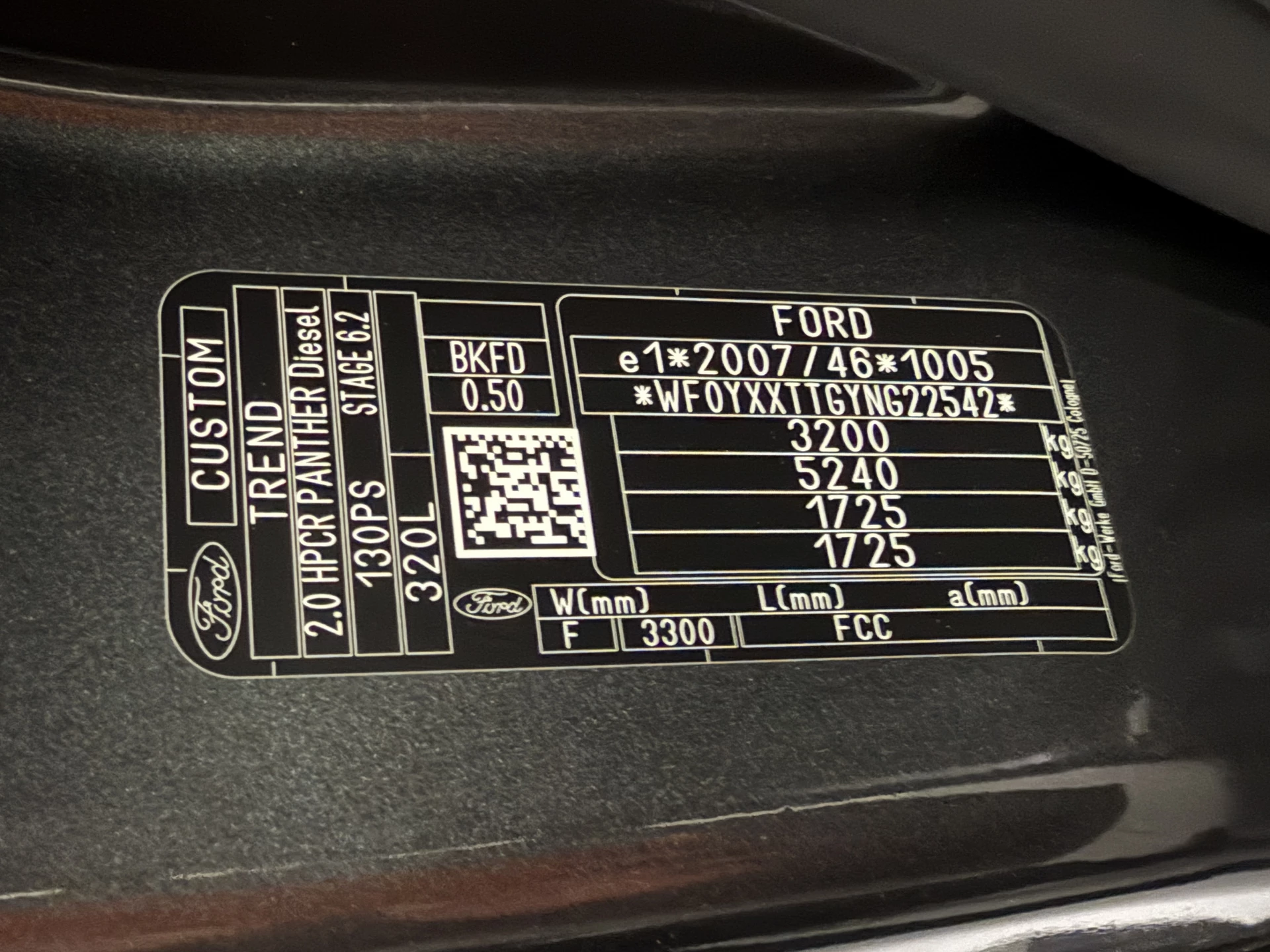 Hoofdafbeelding Ford Transit Custom