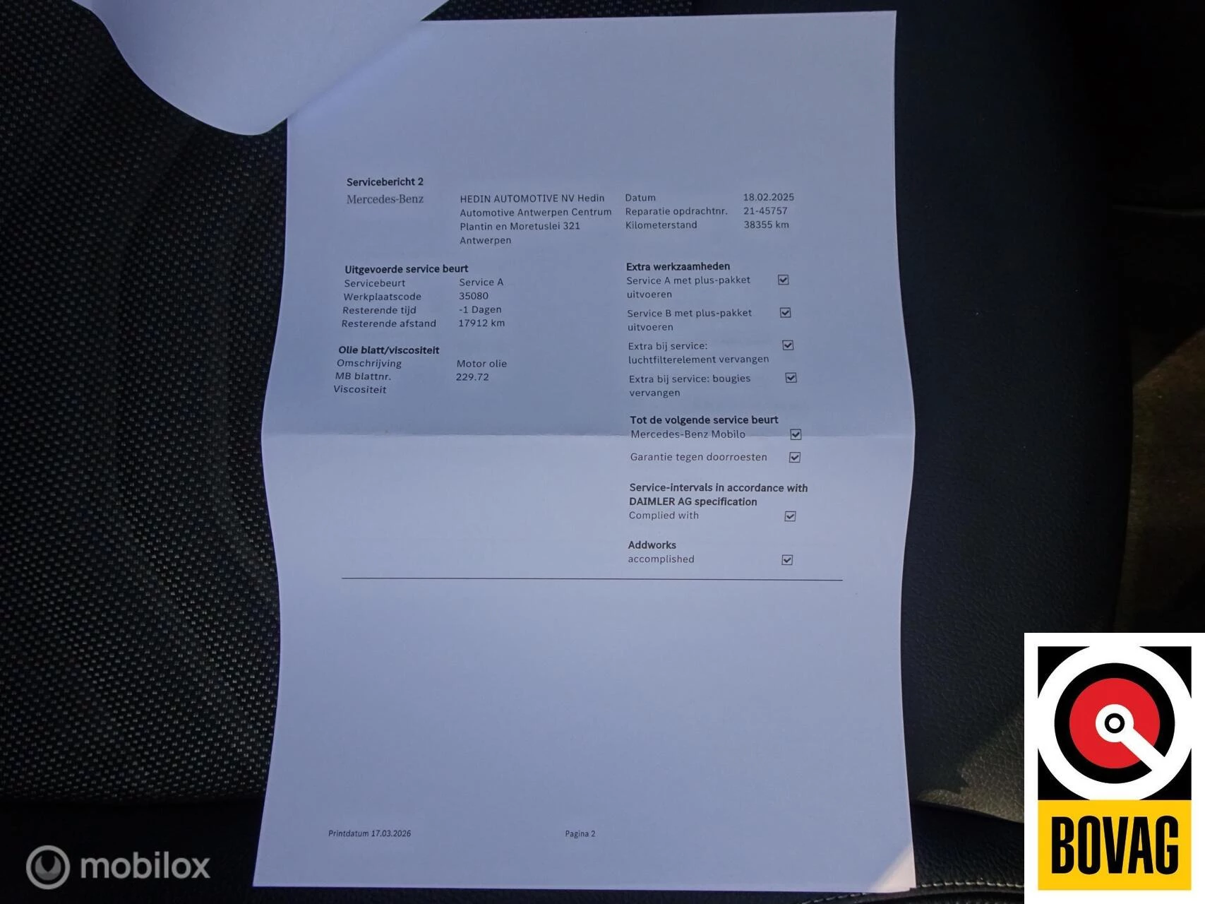 Hoofdafbeelding Mercedes-Benz A-Klasse