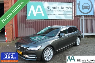 Volvo V90 2.0 T8 AWD Inscription Leer| Achteruitrijcamera | Elektrische klep | Stoelverwarming | Voorruitverwarming