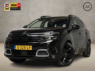 Citroën C5 Aircross 1.6 PureTech Sport 181Pk Automaat (APPLE CARPLAY, BLACK PACK, GROOT NAVI, LEDER, STOELVERWARMING, 360 CAMERA, ADAPTIVE CRUISE, GETINT GLAS, NIEUWSTAAT)