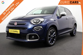 Fiat 500 X Fiat 500X 1,4 Turbo 150pk Yacht Club Automaat | Leder | Navigatie | Audio | Canvas vouwdak | Adaptive Cruise Control | Camera | Dab | Led | 18" Lichtmetalen Velgen | Extra getint glas