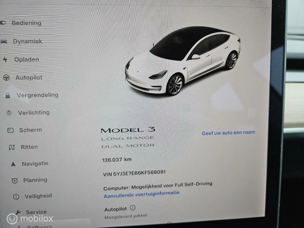 Hoofdafbeelding Tesla Model 3