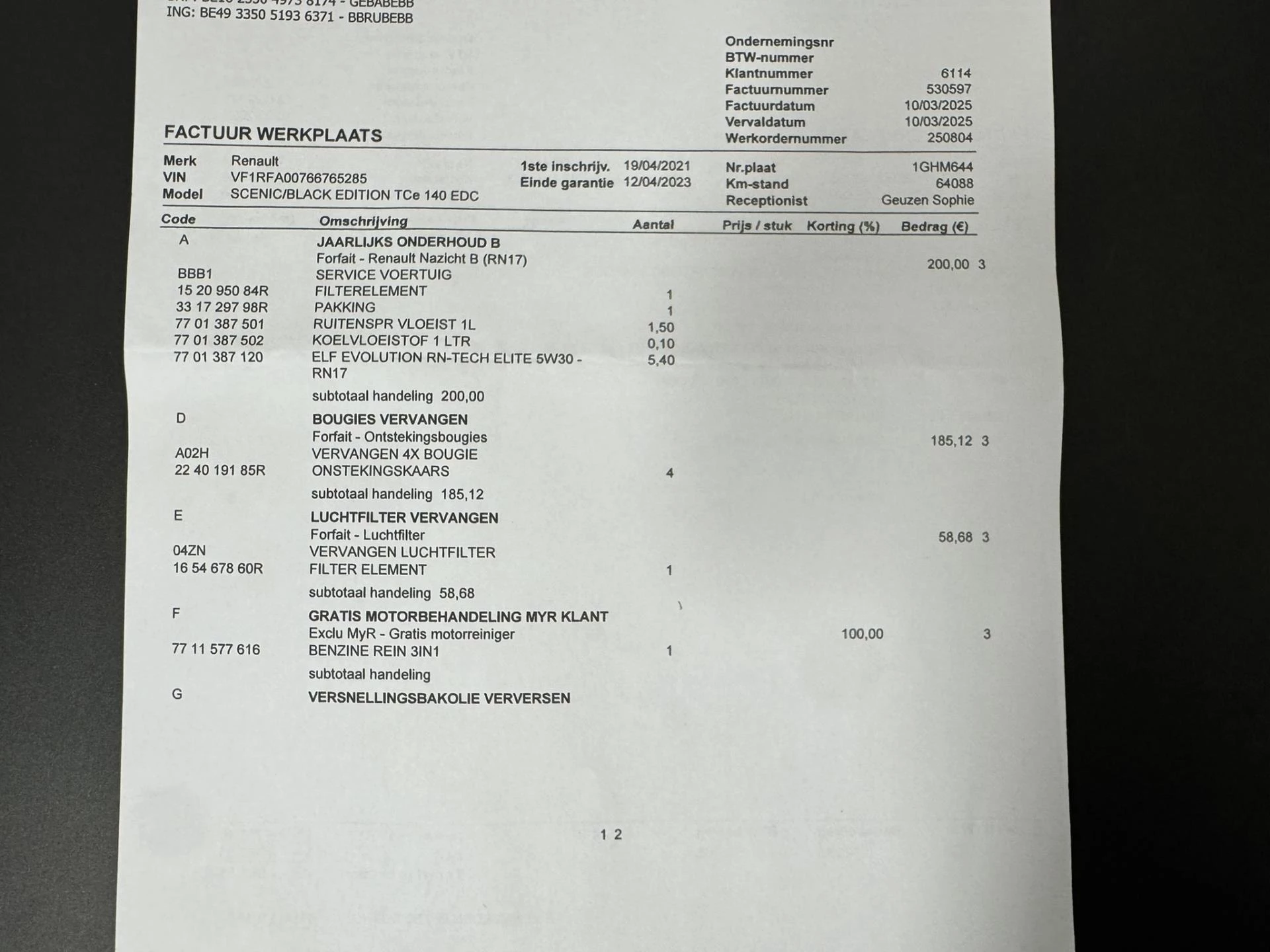 Hoofdafbeelding Renault Scénic