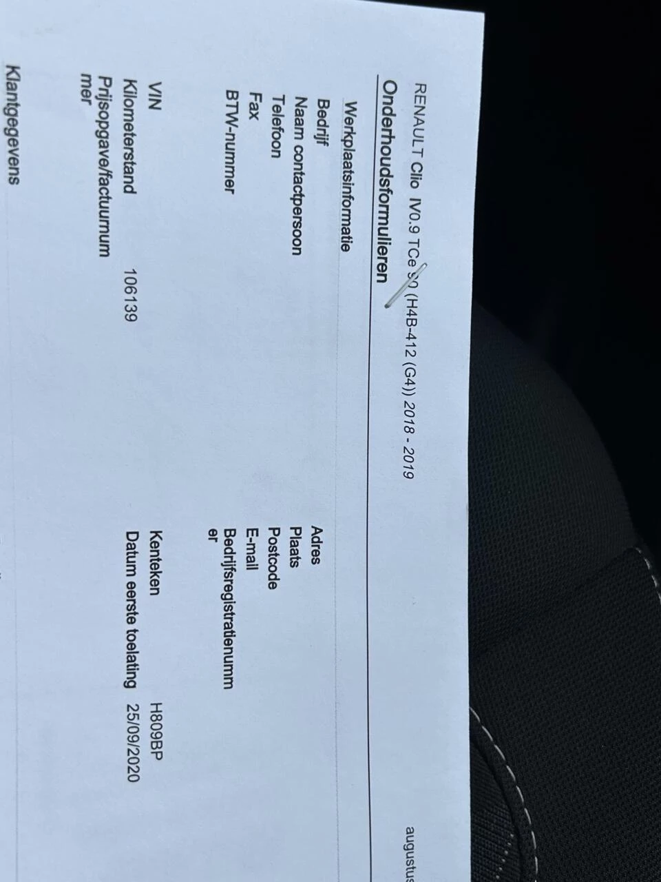 Hoofdafbeelding Renault Clio