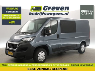 Peugeot Boxer 330 2.0 BlueHDI L2H1 | MARGE! | Dubbele Cabine |  5 Persoons | Airco Camera Cruise Navigatie Trekhaak