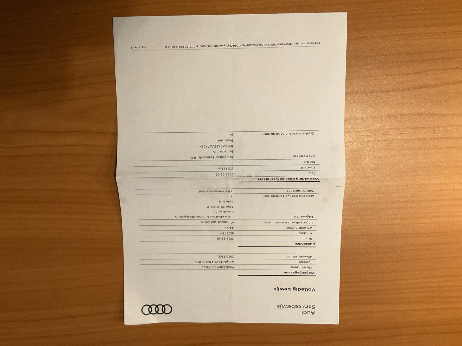 Hoofdafbeelding Audi A3