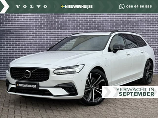 Hoofdafbeelding Volvo V90 Volvo V90 2.0 T8 Plug-in hybrid AWD Ultra Executive Edition | Bowers & Wilkins | Luchtvering | Alarm | Gelaagd glas | Massage | Stoel koeling + verwarming | VOL