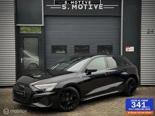 Hoofdafbeelding Audi A3 Audi A3 Sportback 30 TFSI S edition nw APK full Black 2021!
